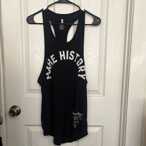 Flag Nor Fail Black Cut Out Tank Top